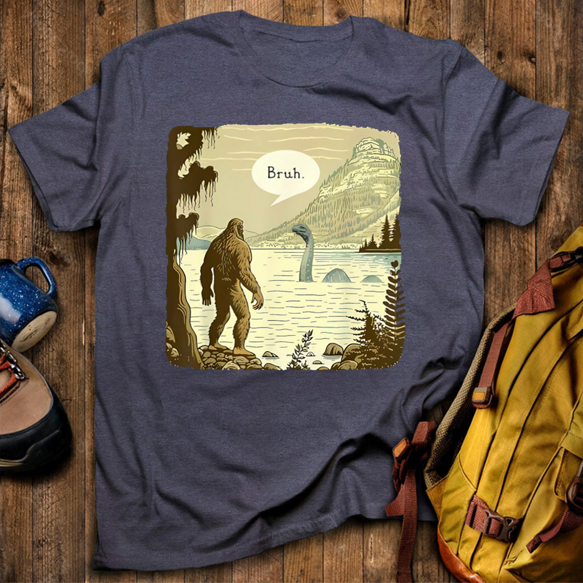 Sasquatch Loch Ness Monster Classic T-Shirt