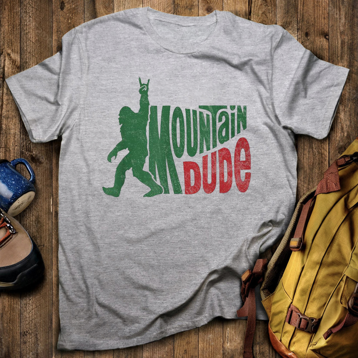 Mountain Dude Funny Bigfoot Sasquatch T-Shirt