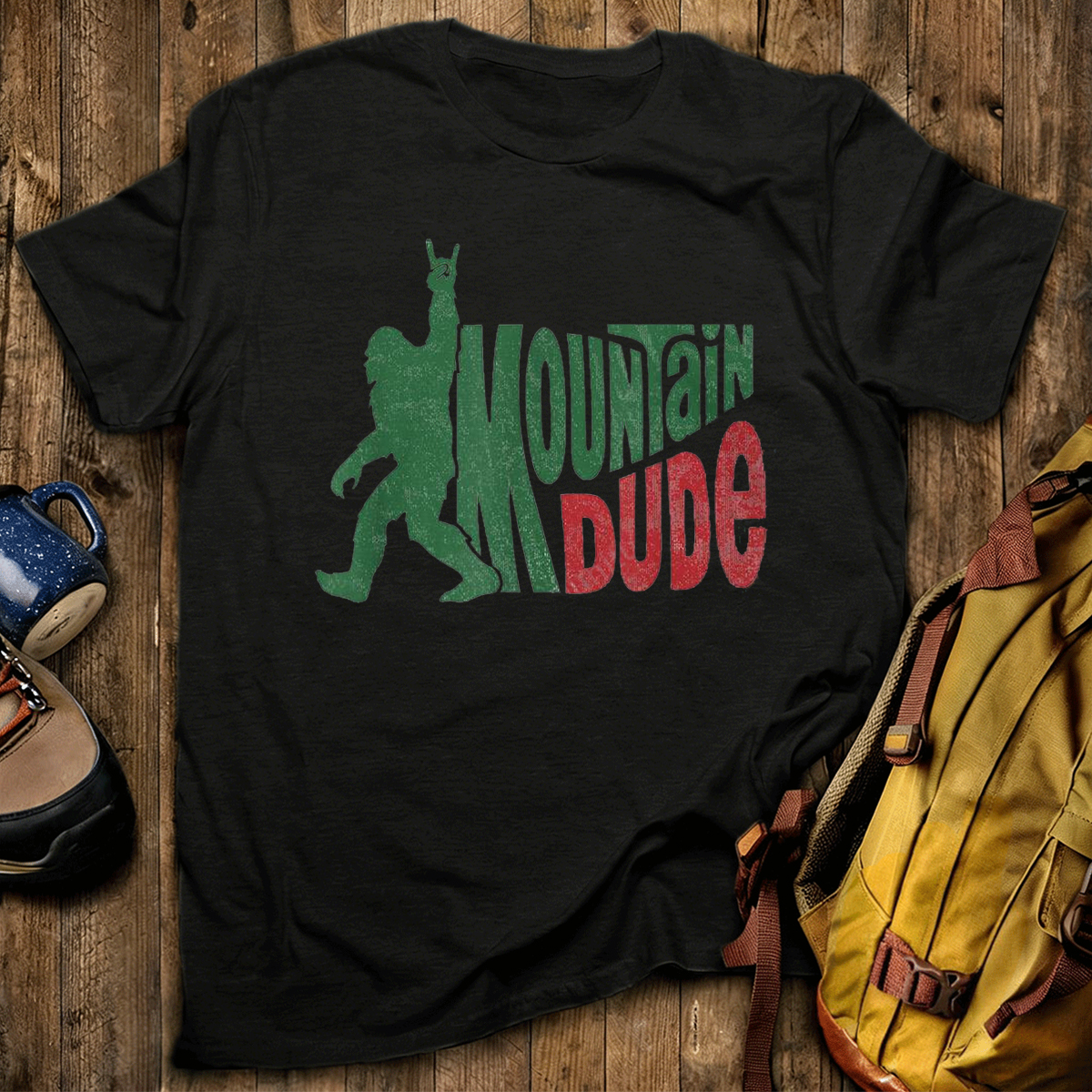 Mountain Dude Funny Bigfoot Sasquatch T-Shirt