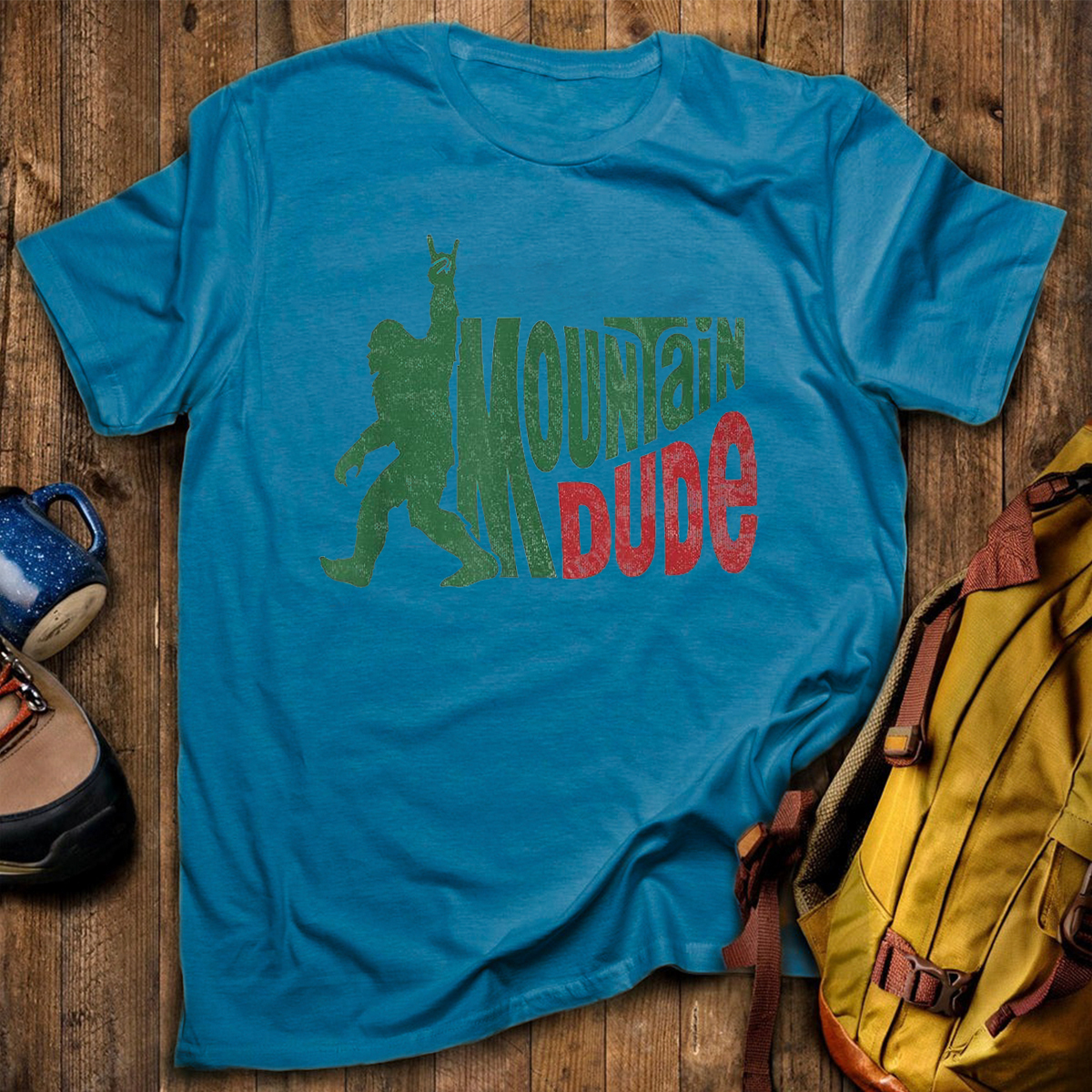 Mountain Dude Funny Bigfoot Sasquatch T-Shirt