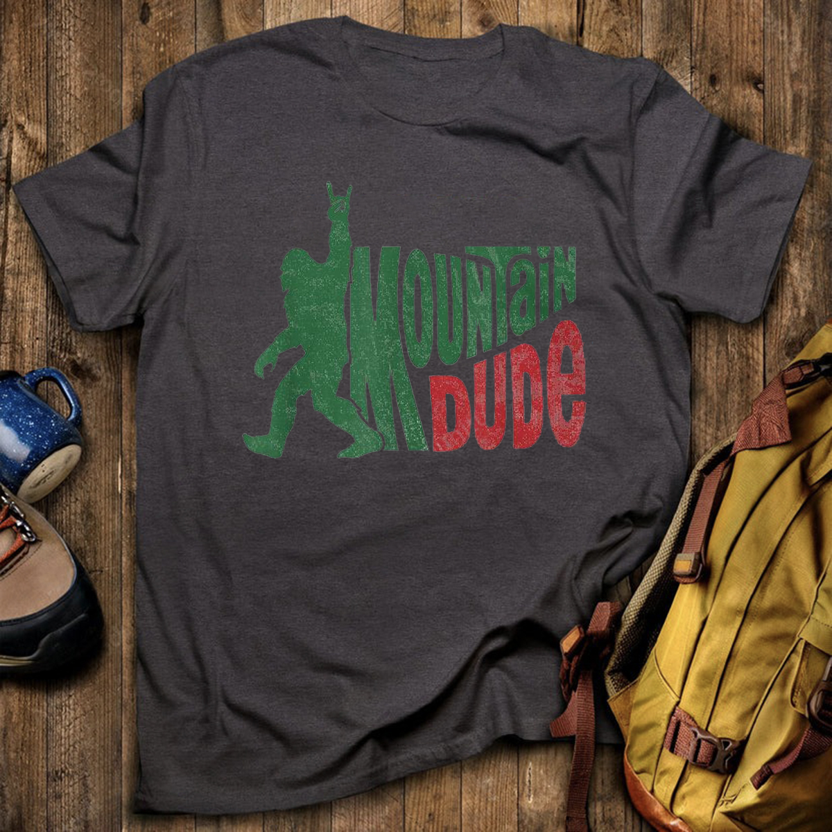 Mountain Dude Funny Bigfoot Sasquatch T-Shirt