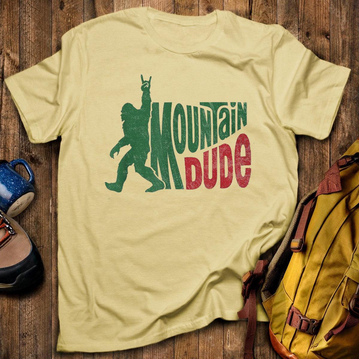 Mountain Dude Funny Bigfoot Sasquatch T-Shirt