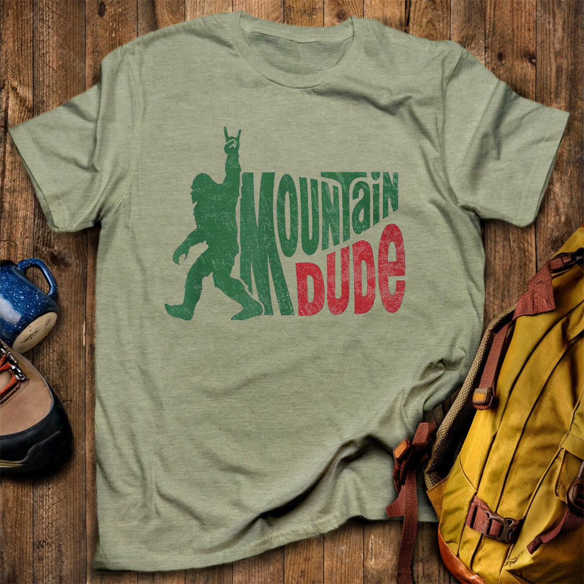 Mountain Dude Funny Bigfoot Sasquatch T-Shirt