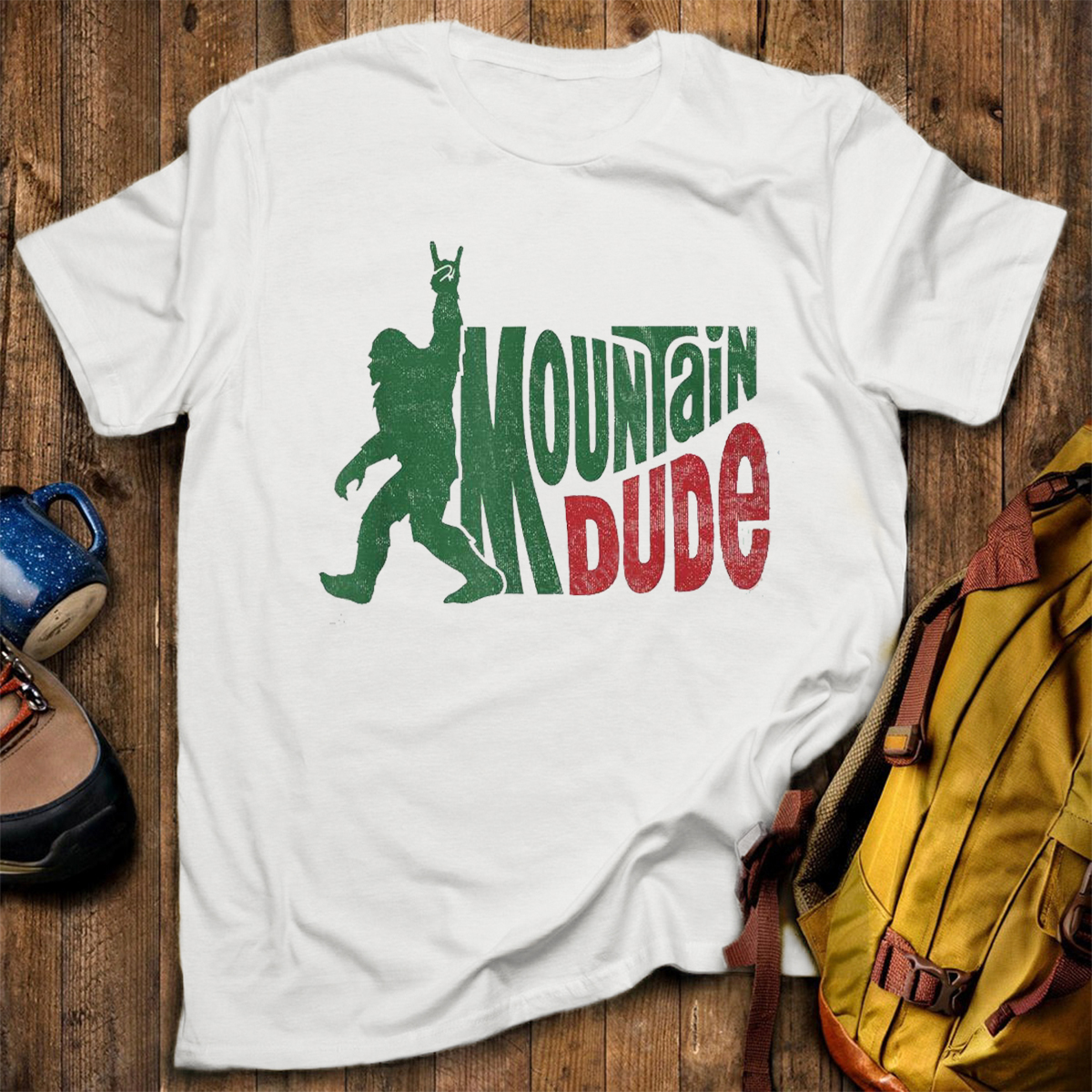 Mountain Dude Funny Bigfoot Sasquatch T-Shirt