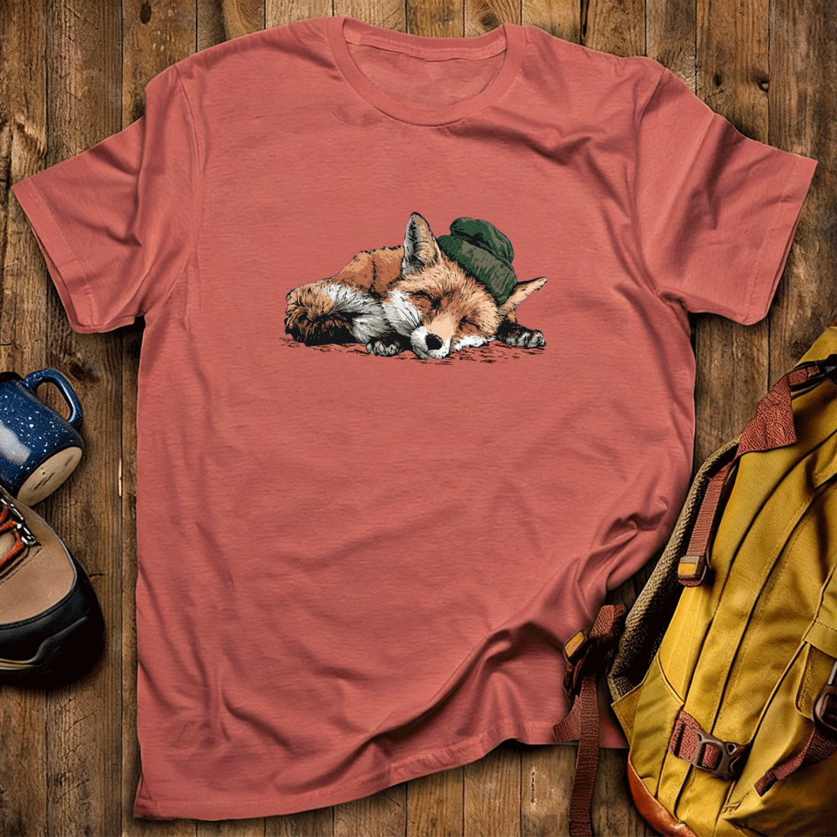 Red Fox Sleeper T-Shirt