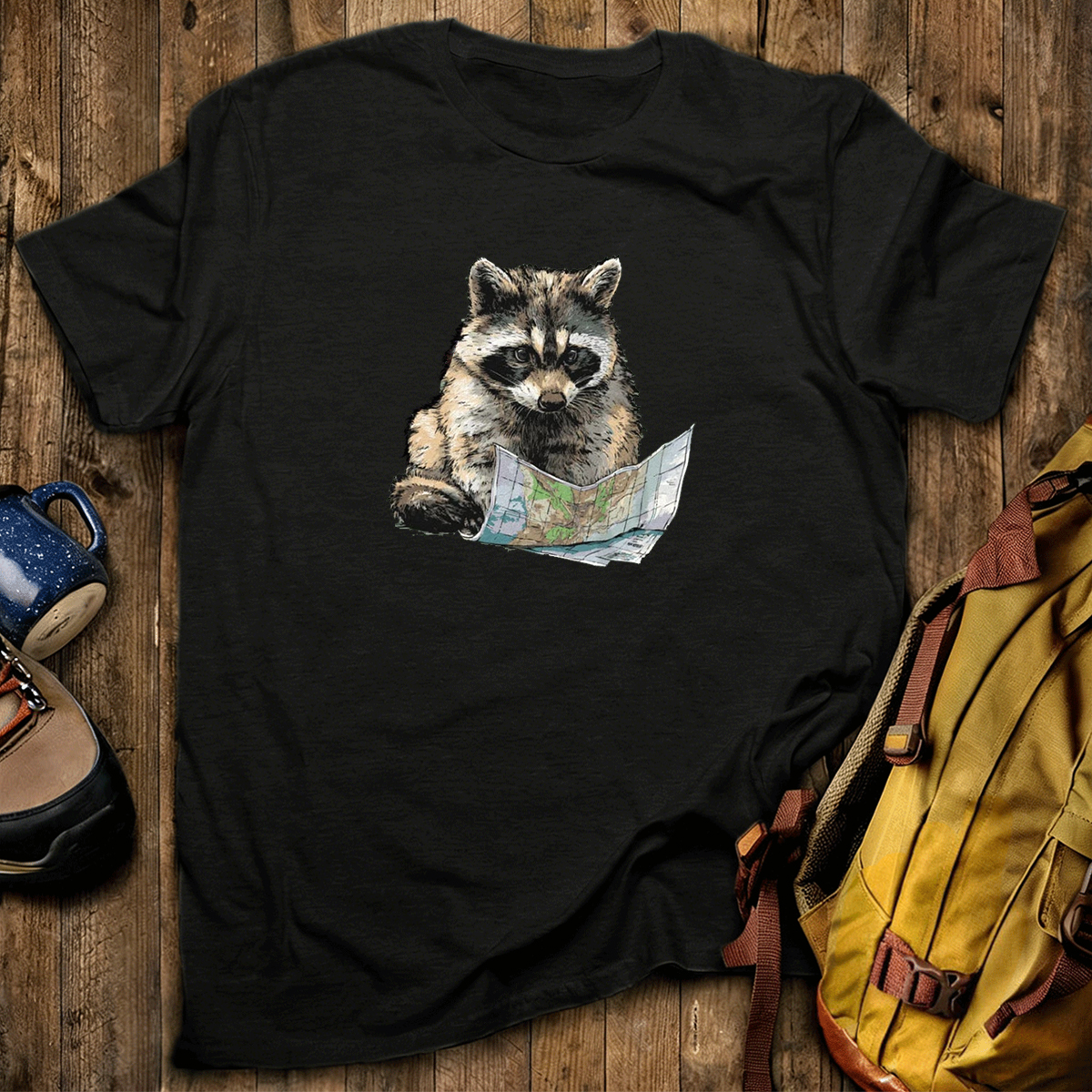 Raccoon Navigator T-Shirt