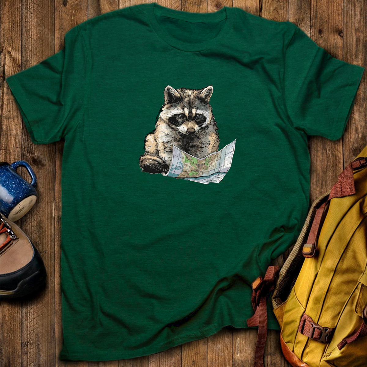 Raccoon Navigator T-Shirt