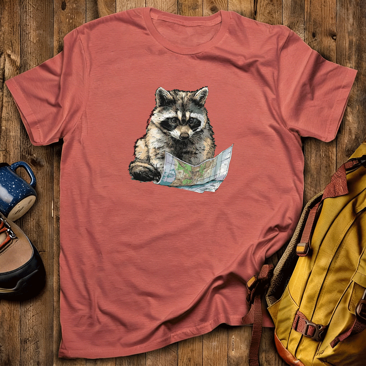 Raccoon Navigator T-Shirt