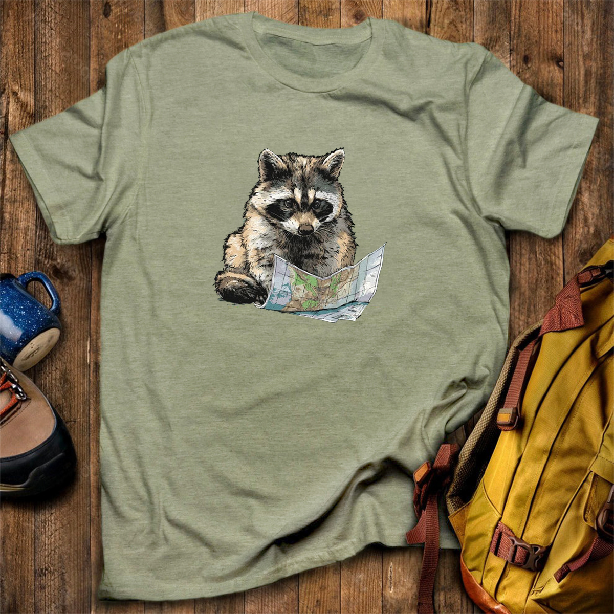 Raccoon Navigator T-Shirt