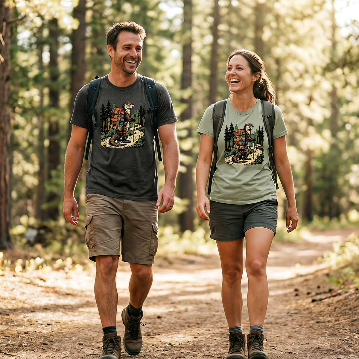 Otter Forest Backpacker T-Shirt