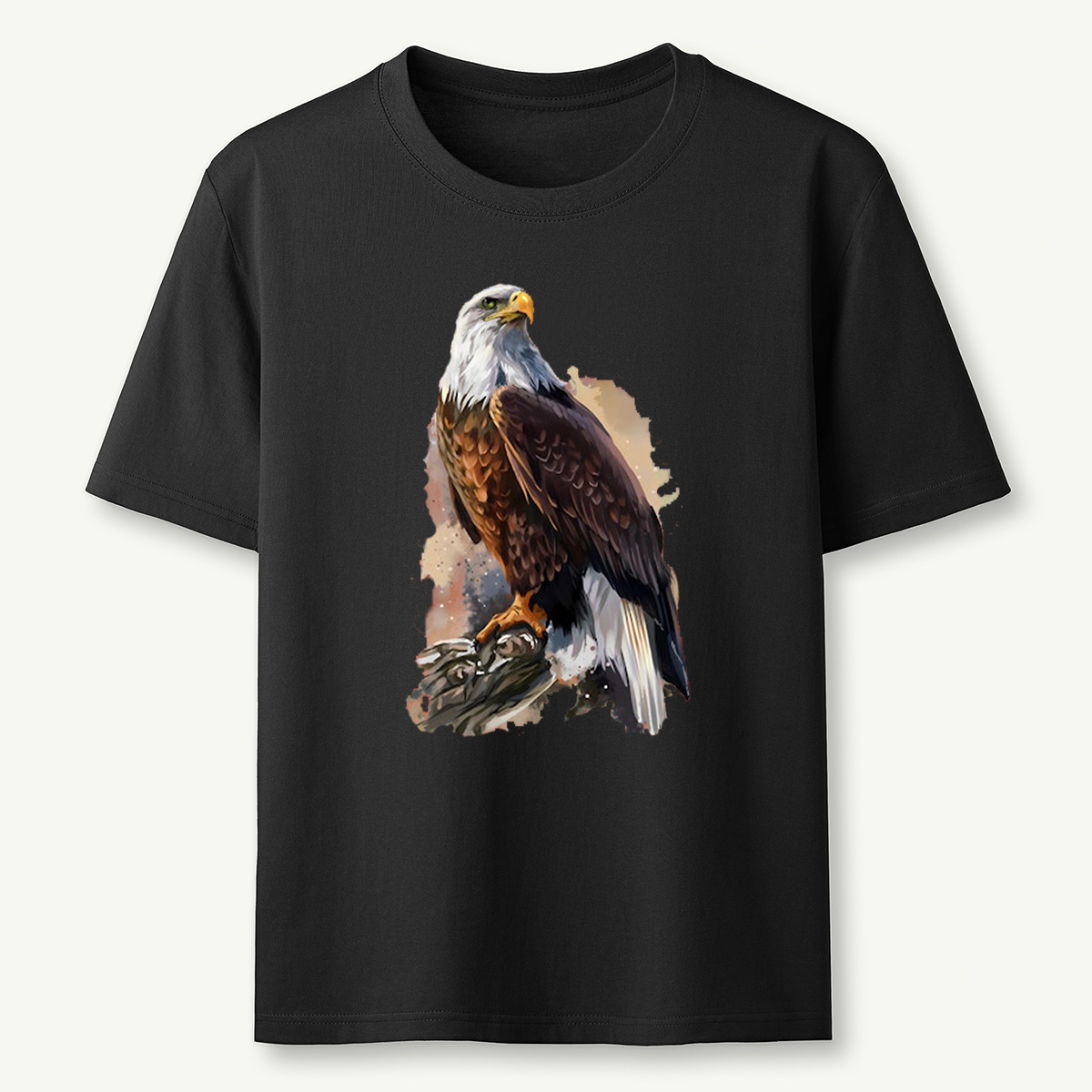 Bald Eagle Watercolour T-Shirt