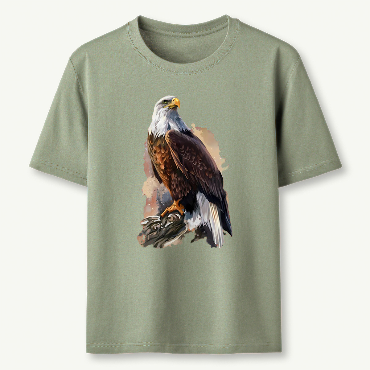 Bald Eagle Watercolour T-Shirt