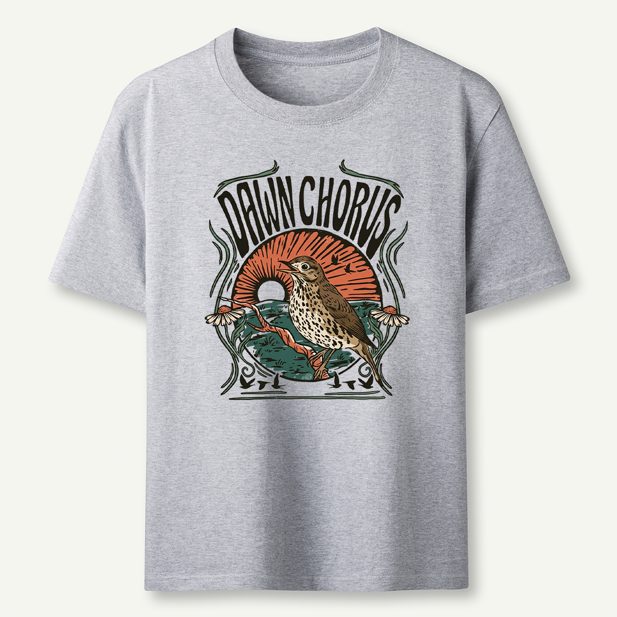 Dawn Chorus Bird Graphic T‑Shirt