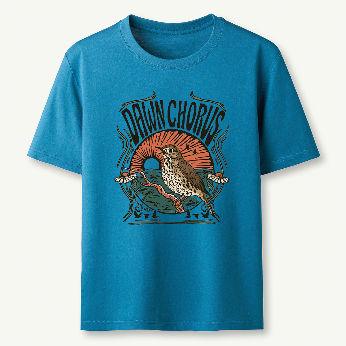 Dawn Chorus Bird Graphic T‑Shirt