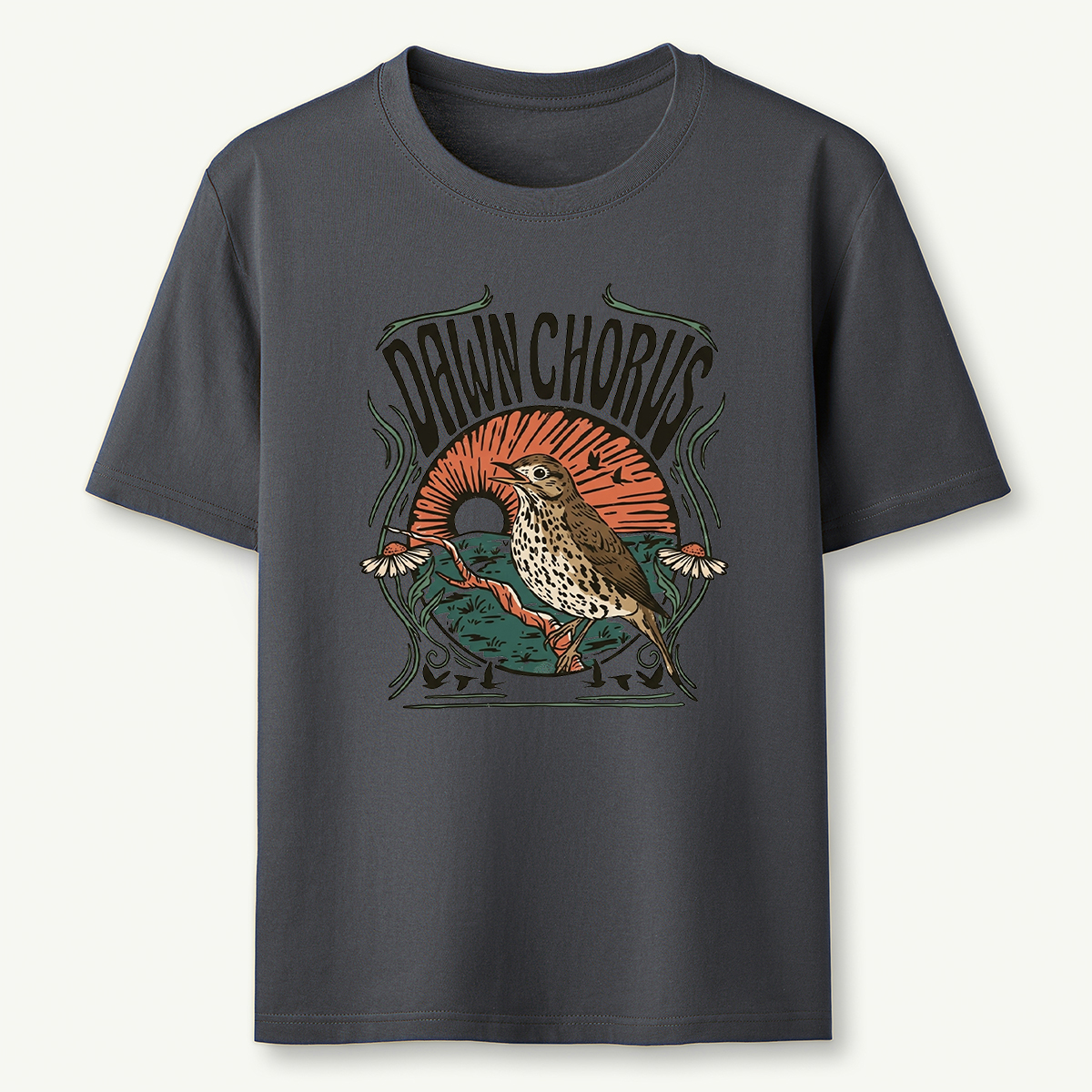 Dawn Chorus Bird Graphic T‑Shirt