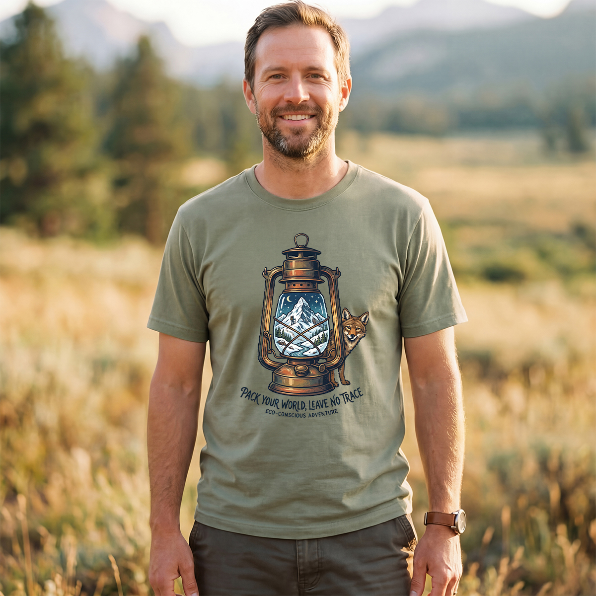Pack Your World Leave No Trace Wolves T-Shirt
