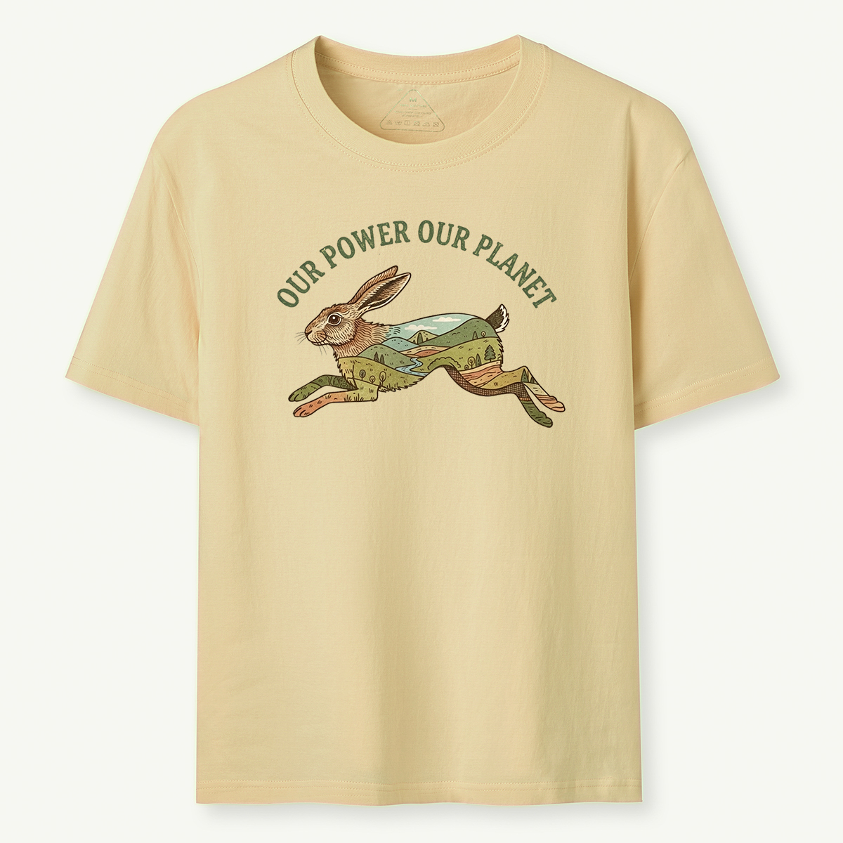 Our Power Our Planet Rabbit T‑Shirt