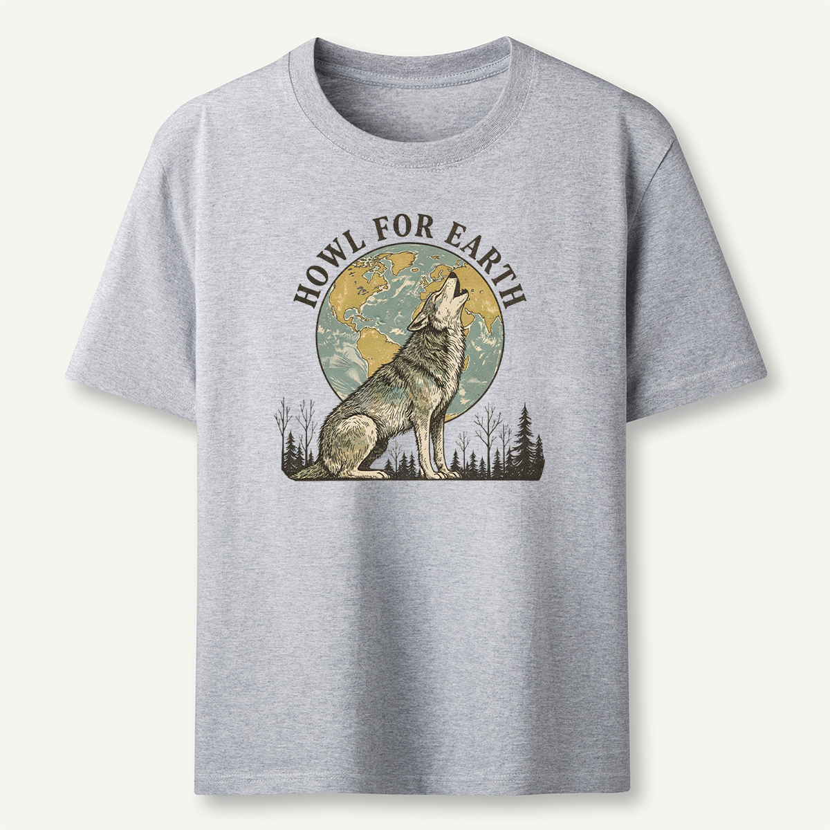 Howl for Earth Wolf T‑Shirt