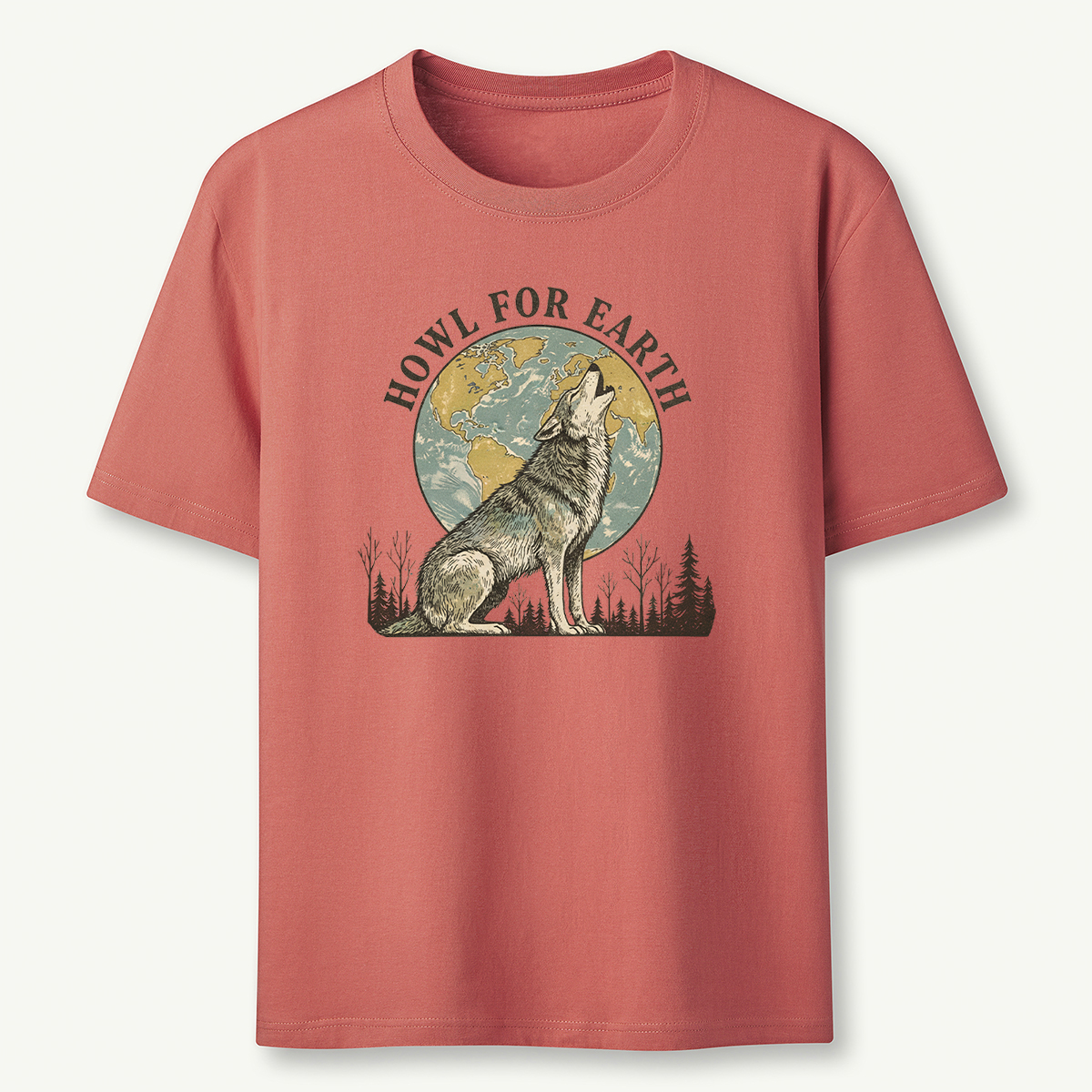 Howl for Earth Wolf T‑Shirt