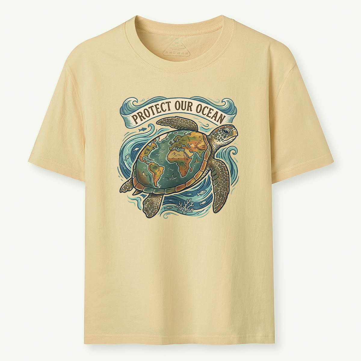 Protect Our Ocean Sea Turtle Earth Day T‑Shirt
