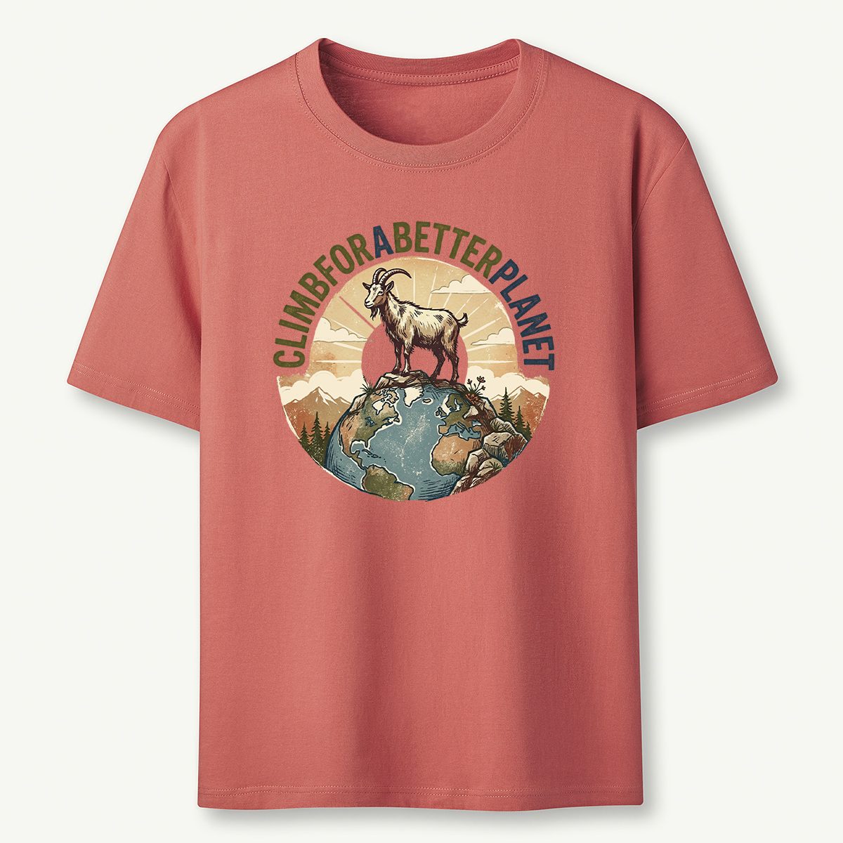 Climb for a Better Planet Mountain Goat T‑Shirt