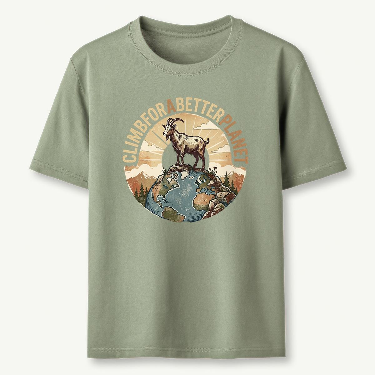 Climb for a Better Planet Mountain Goat T‑Shirt