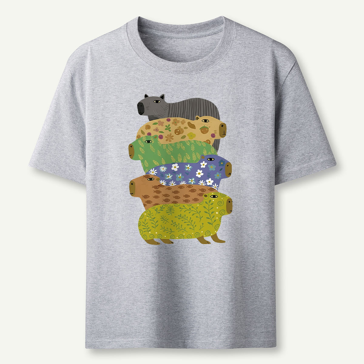 Cute Capybara Stack T-Shirt