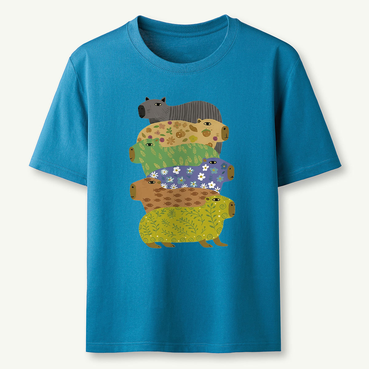 Cute Capybara Stack T-Shirt