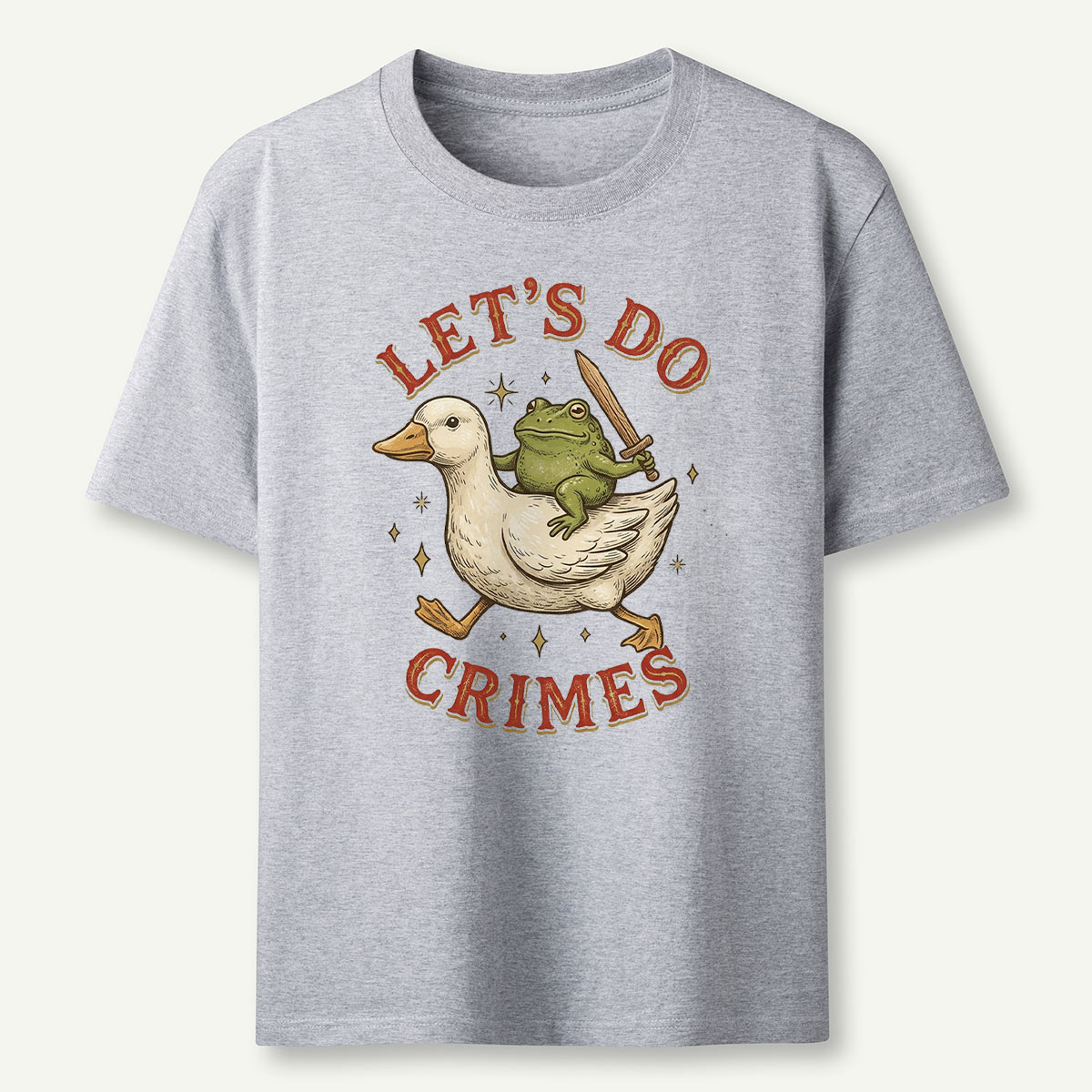 Let’s do Crimes Funny Duck Frog T-Shirt