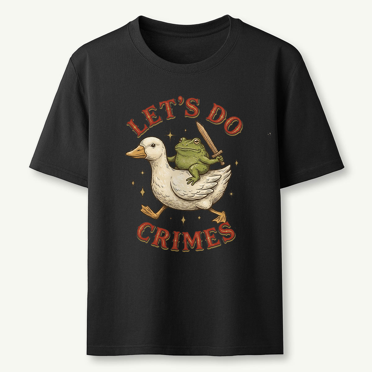 Let’s do Crimes Funny Duck Frog T-Shirt