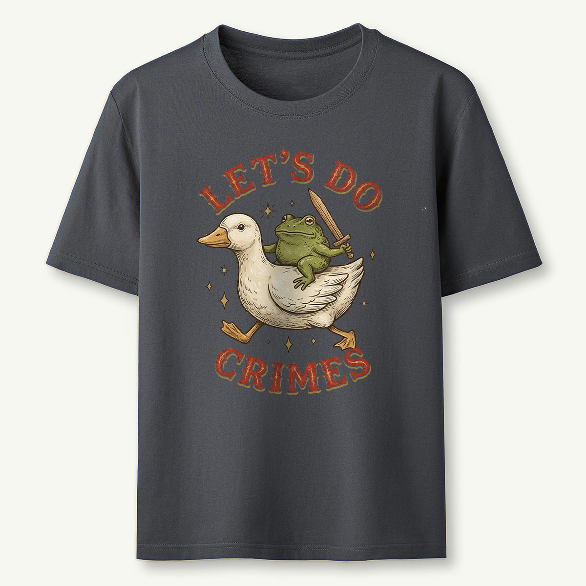 Let’s do Crimes Funny Duck Frog T-Shirt