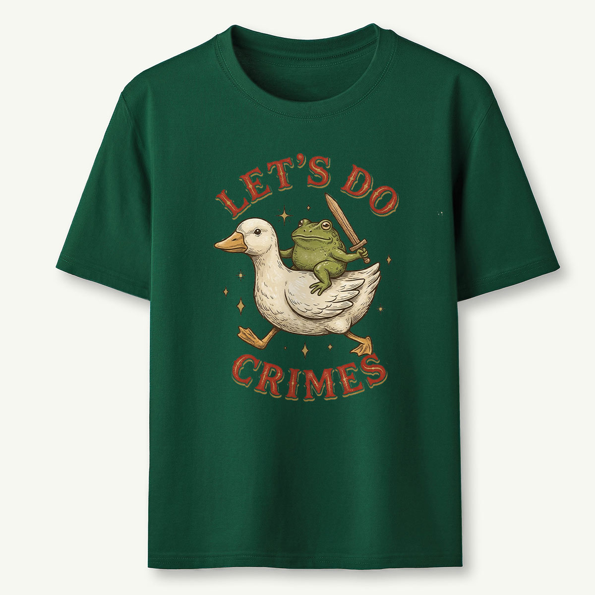 Let’s do Crimes Funny Duck Frog T-Shirt