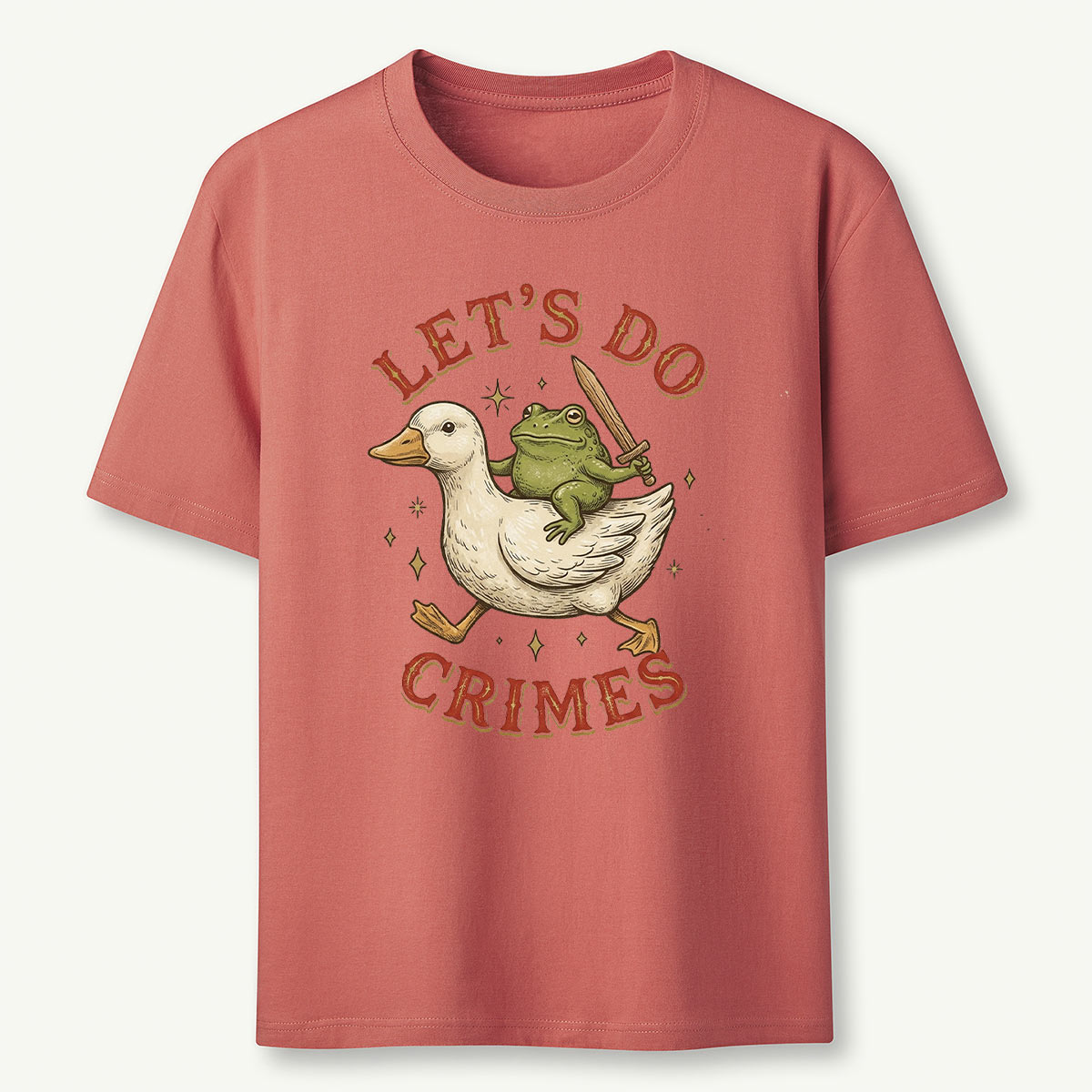 Let’s do Crimes Funny Duck Frog T-Shirt
