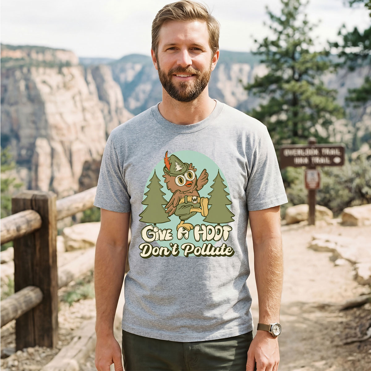 Owl Don’t Pollute T-Shirt
