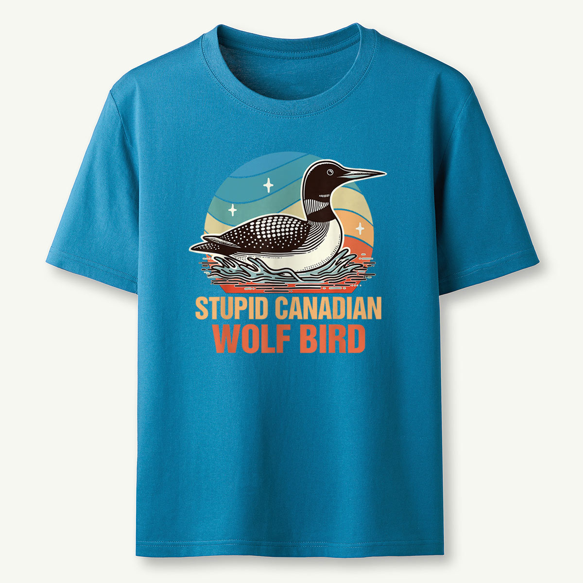Stupid Canadian Wolf Bird T-Shirt