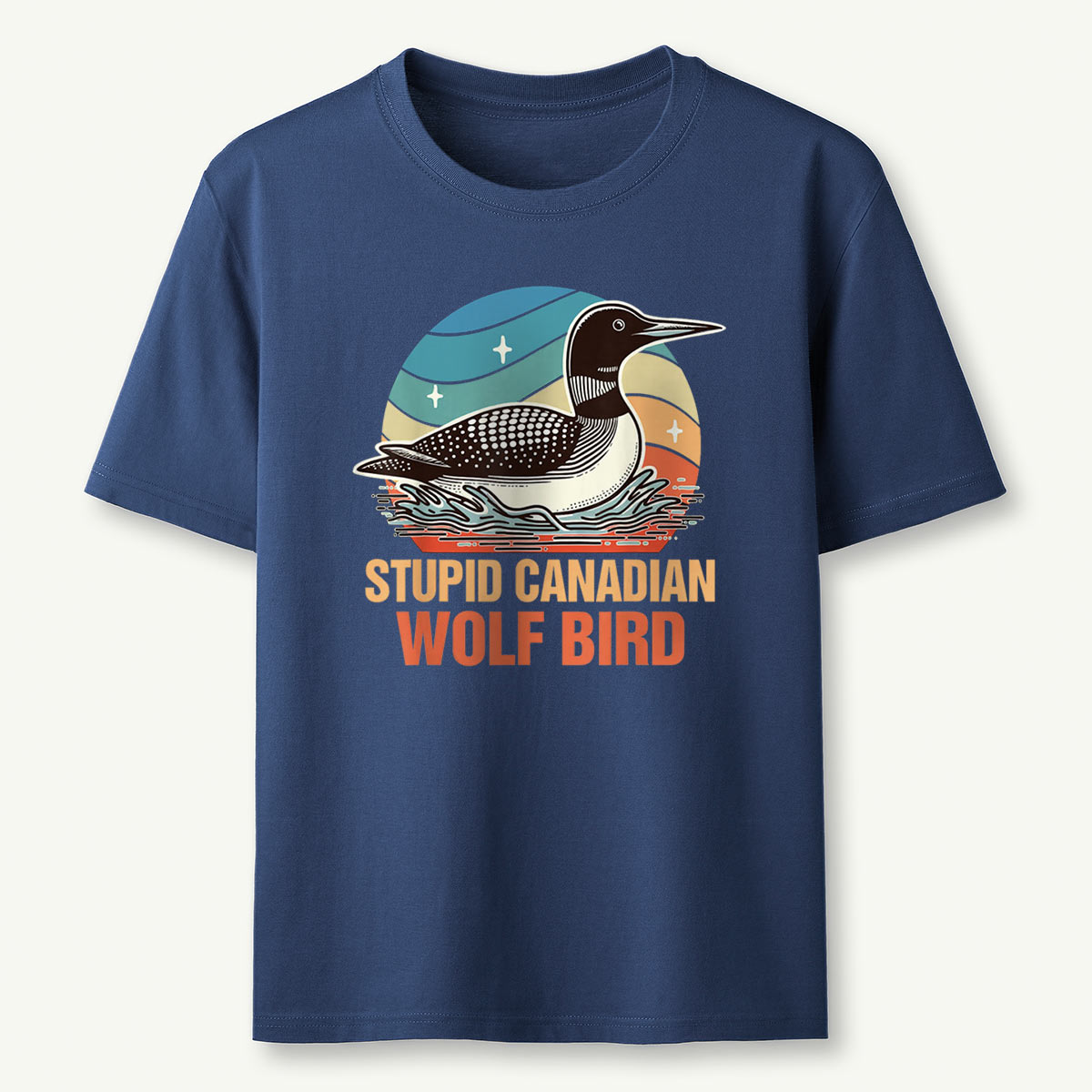 Stupid Canadian Wolf Bird T-Shirt