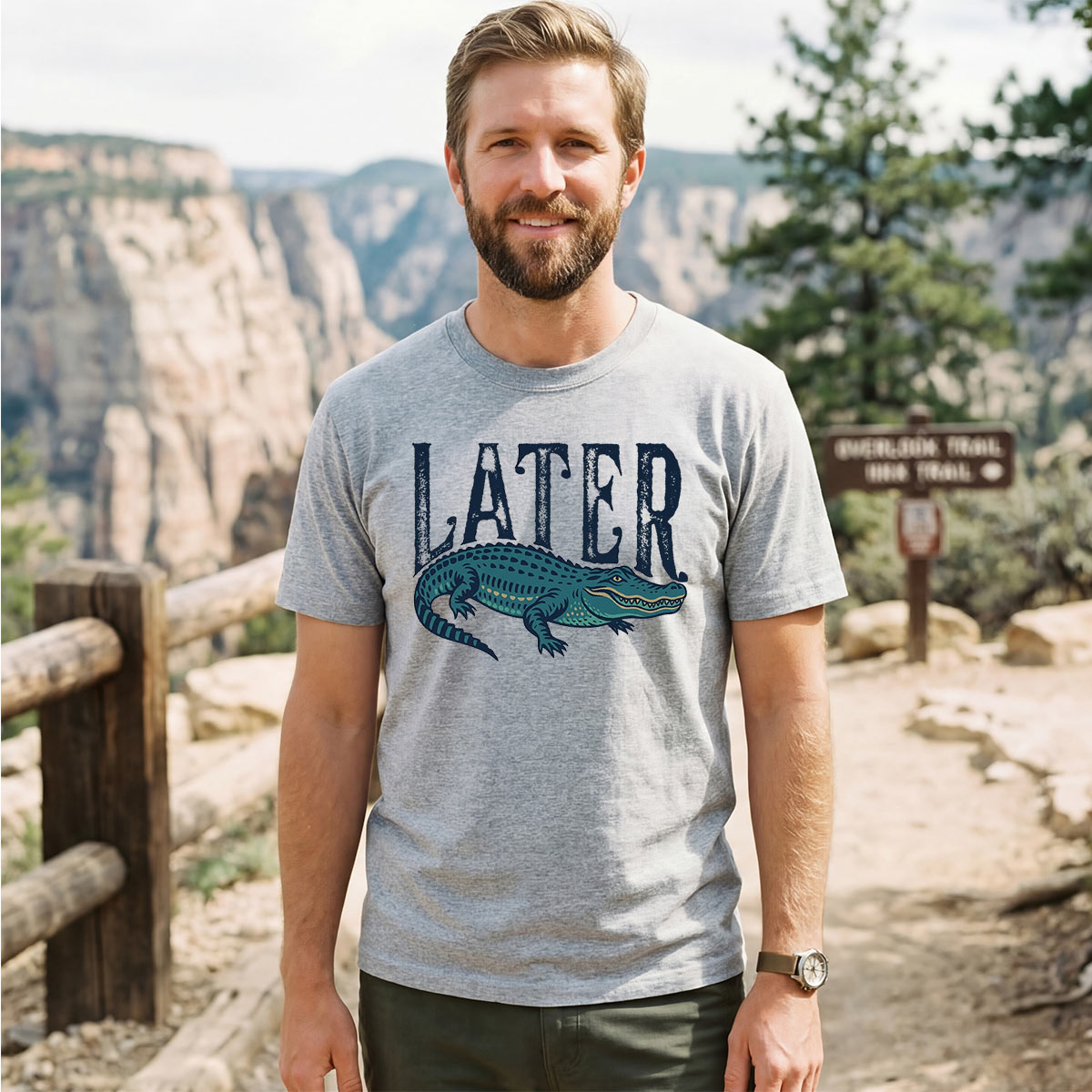 Funny Alligator Later Gator T-Shirt