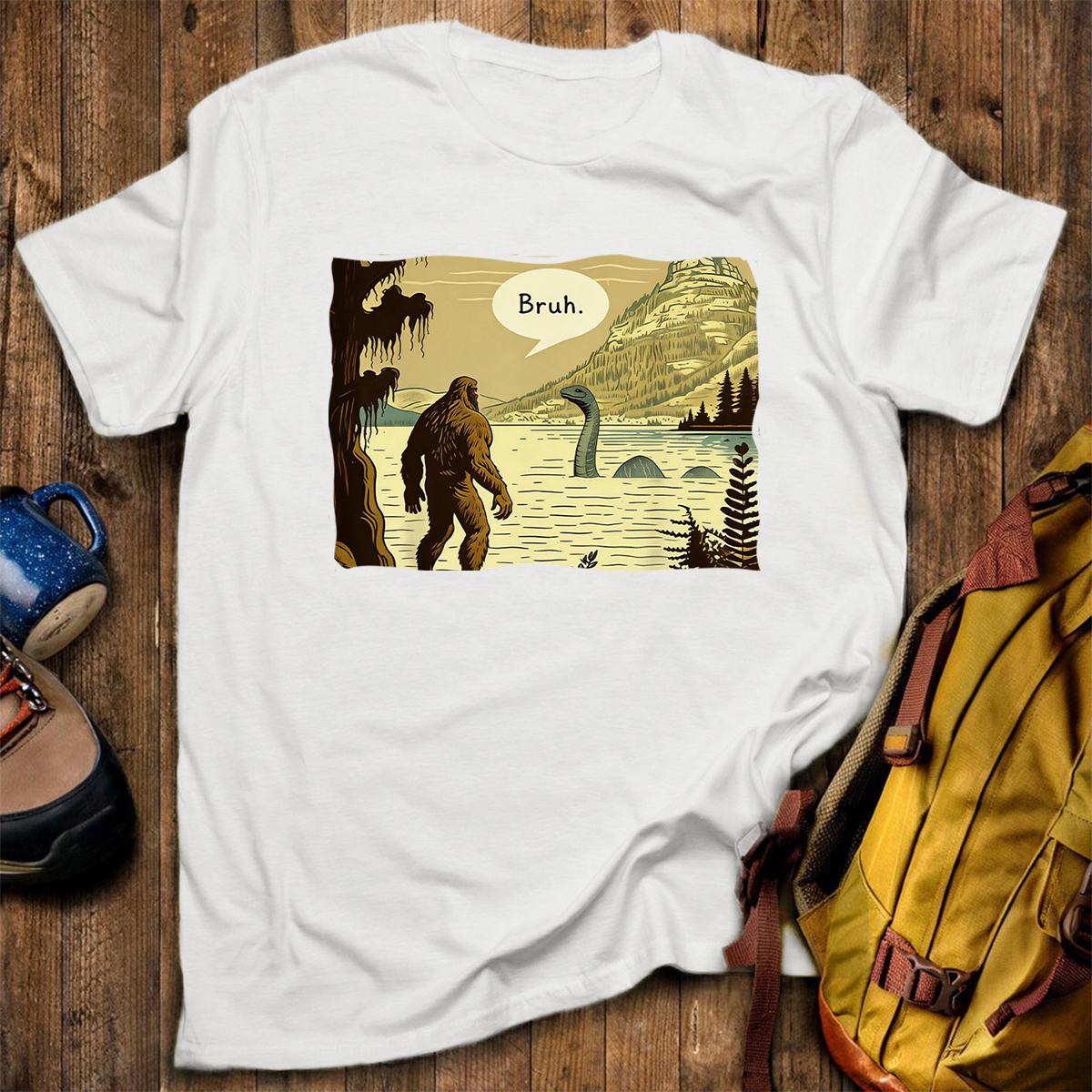 Sasquatch Loch Ness Monster Classic T-Shirt