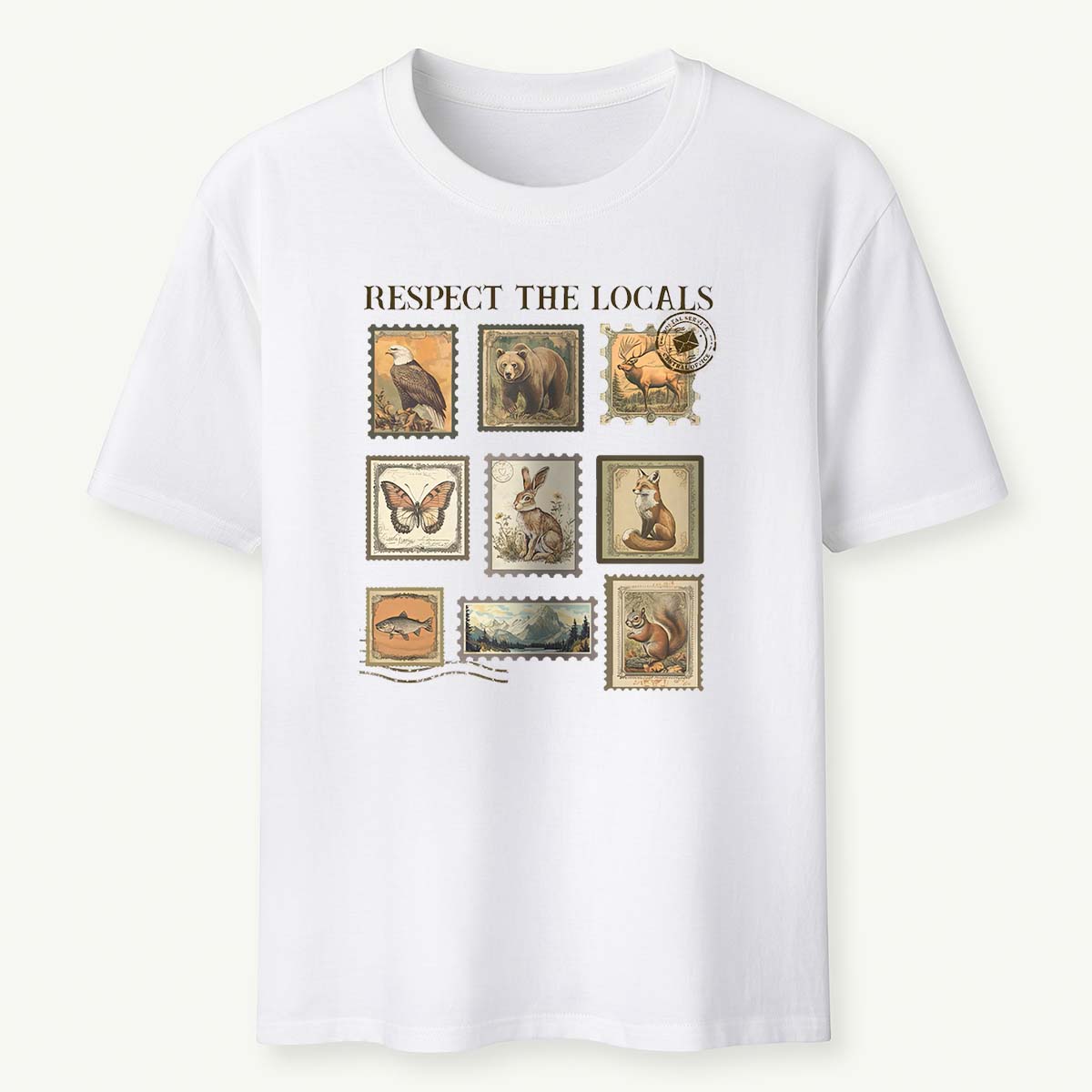Respect The Local Wildlife Animal Lover T-Shirt