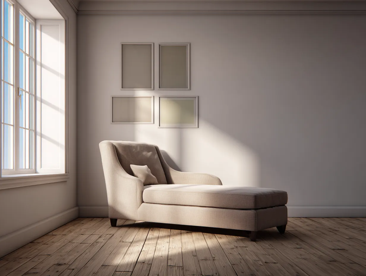 Chaise longue - tissu - 160x75x74 cm - beige - design contemporain-Sofagopad