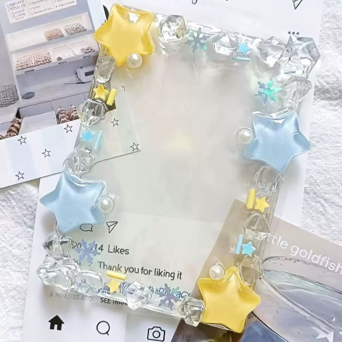 Cute Decorative Photocard Case for Daily Use