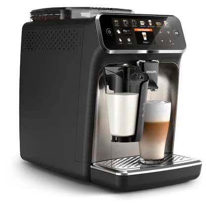PHILIPS Series 5400 LatteGo Kaffeevollautomat - Schwarz/Chrom