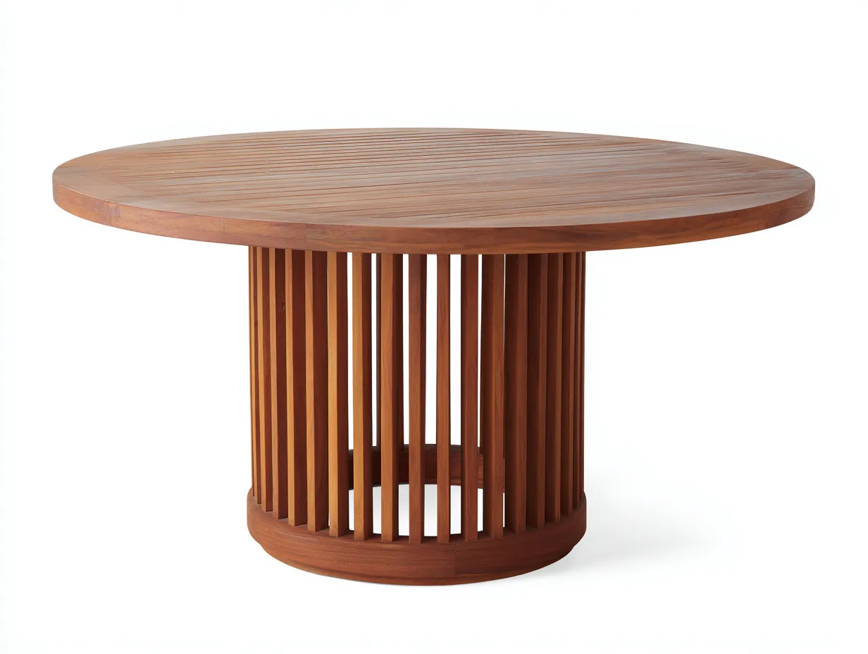 Tavolo da giardino-legno-150x150x75 cm-naturale-stile contemporaneo-Cozygopad