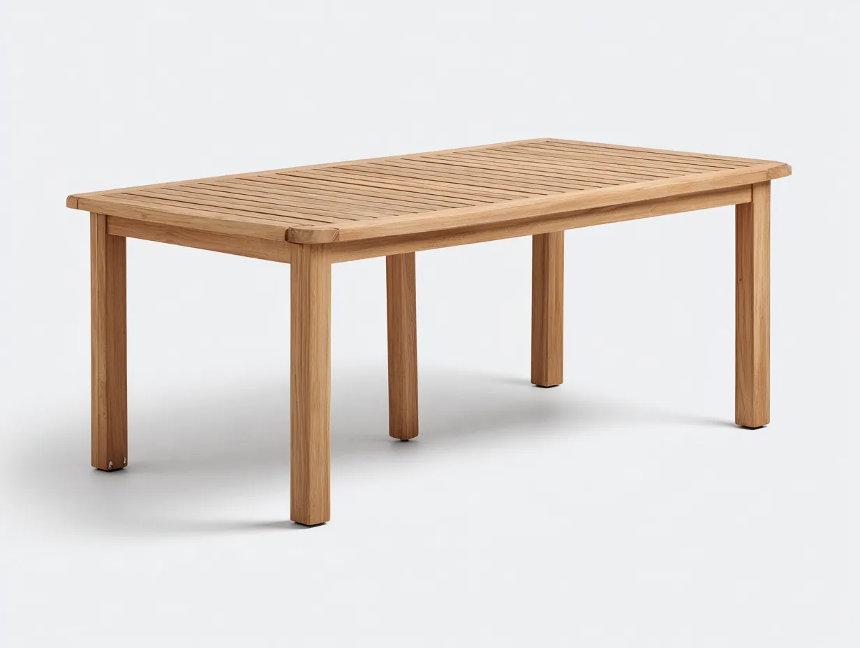 Tavolo da giardino-legno-182x92x75 cm-naturale-design moderno-Cozygopad