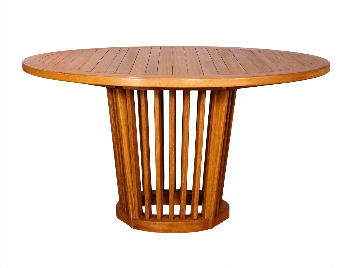 Tavolo da giardino-legno-155x155x75 cm-naturale-stile contemporaneo-Cozygopad