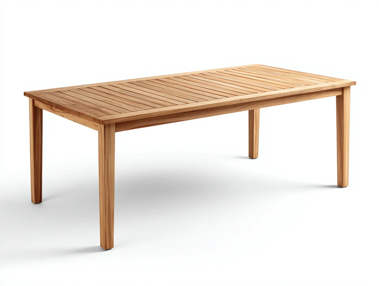 Tavolo da giardino-legno-190x95x74 cm-naturale-stile minimal-Cozygopad