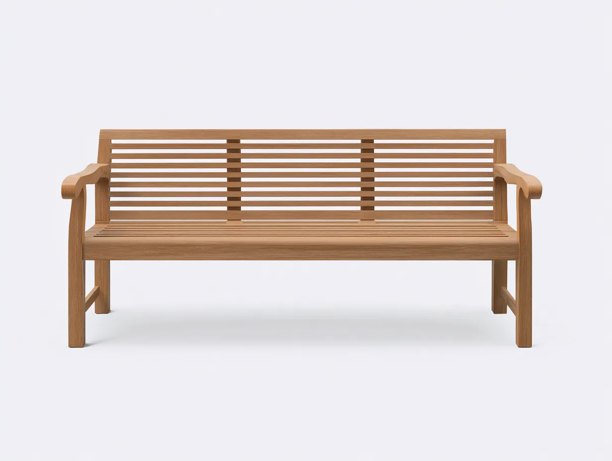 Panche da giardino-legno-132x62x88 cm-naturale-stile classico-Cozygopad