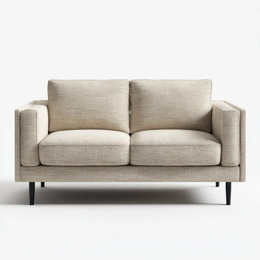 2-Sitzer-Sofa Stoffpolsterung 150x80x85 cm – Beige – Modernes Design