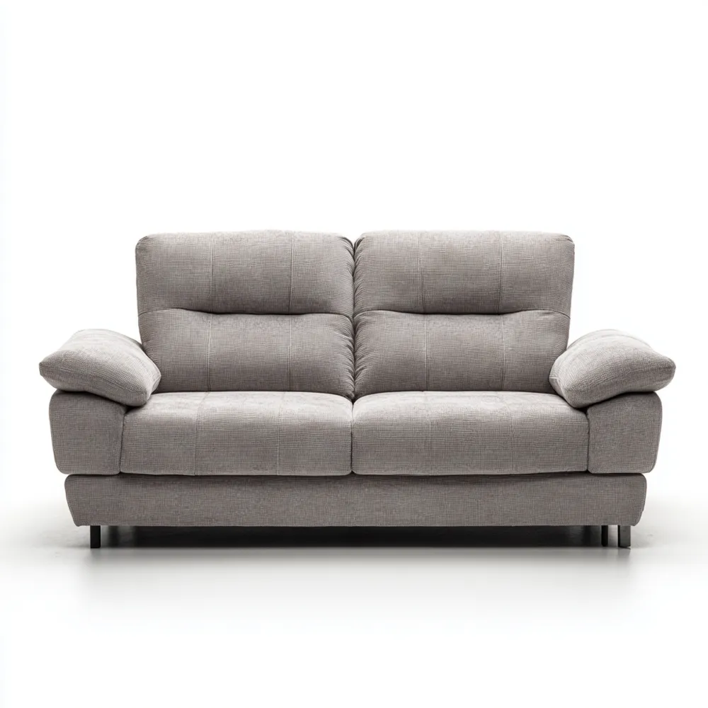 2-Sitzer-Sofa Stoff 150x85x90 cm - Grau - Modernes Design