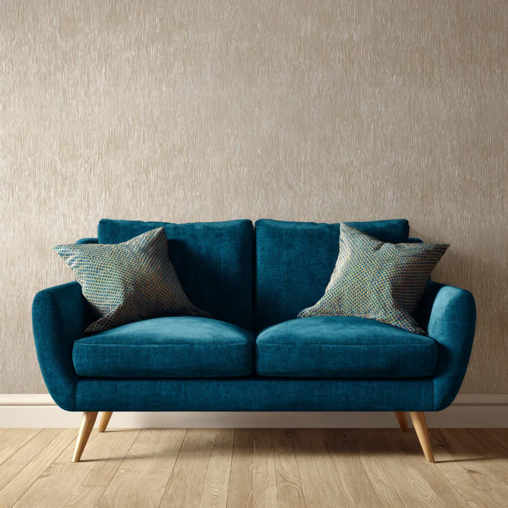 2-Sitzer-Sofa Stoff 150x85x75 cm – Blau – Modernes Design